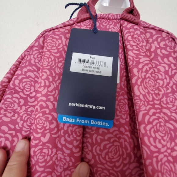 Parkland Meadow Backpack Desert Rose in color New With Tags Pink Laptop Pocket main image 11
